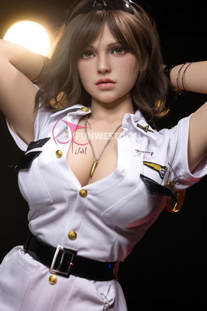 FunWest Doll 157cm (5ft2') G-Cup Curvy Life Like TPE Sex Doll with Big Boobs - Bella