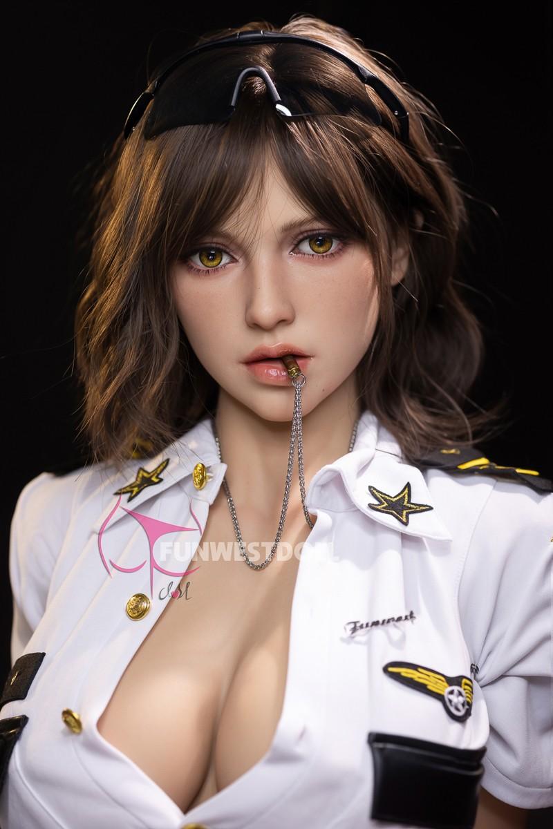 FunWest Doll 157cm (5ft2') G-Cup Curvy Life Like TPE Sex Doll with Big Boobs - Bella