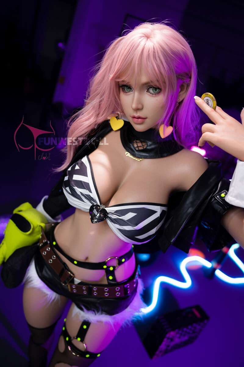 FunWest Doll 157cm (5ft2") Lovely Anime Silicone Sex Doll - G-Cup - Lily - In Stock | US Only