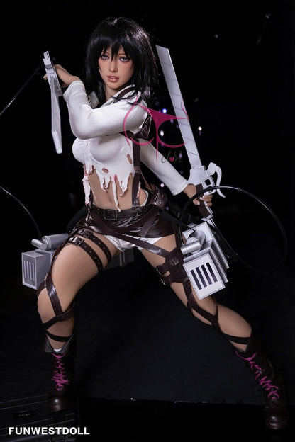 FunWest Doll 159cm (5ft2') A-Cup European Sex with Sex Doll - Chloe