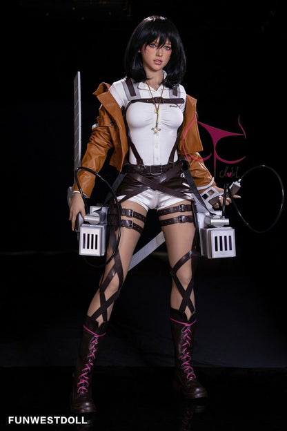 FunWest Doll 159cm (5ft2') A-Cup European Sex with Sex Doll - Chloe