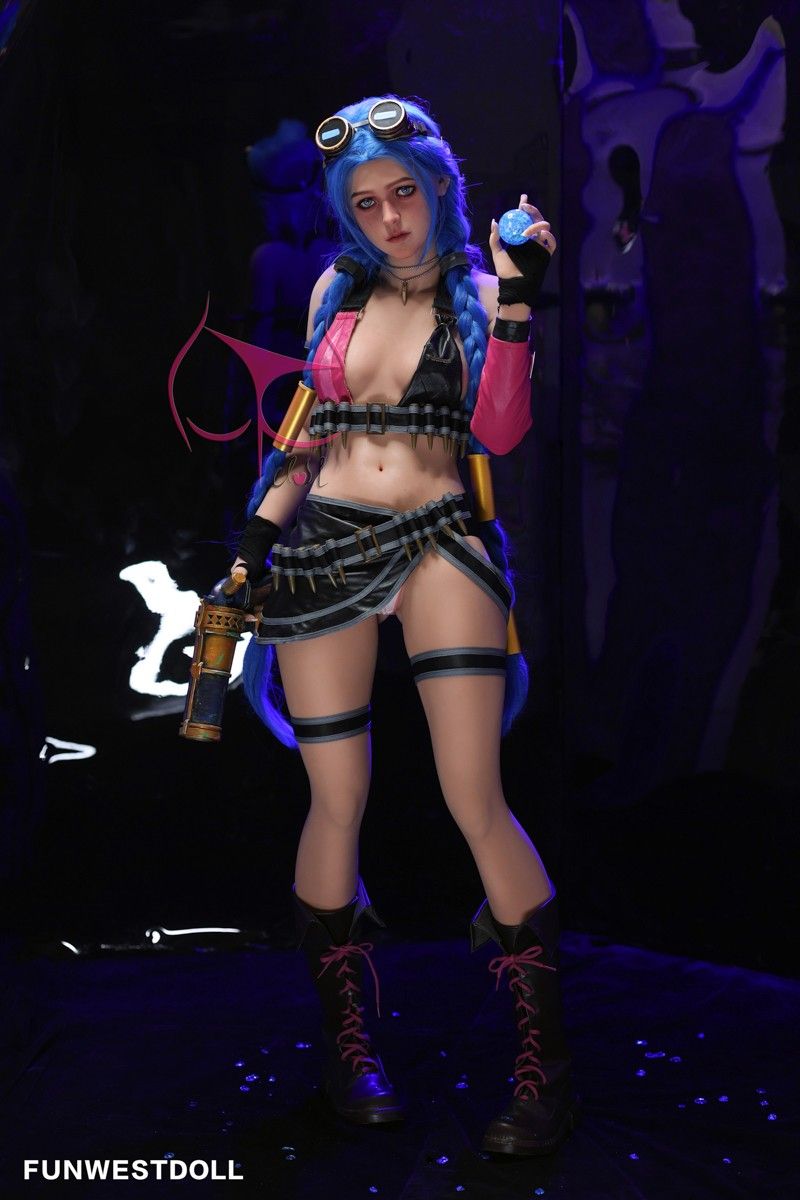 FunWest Doll 159cm (5ft2') A-Cup Jinx Cosplay Premium Tpe Sex Doll - Assos