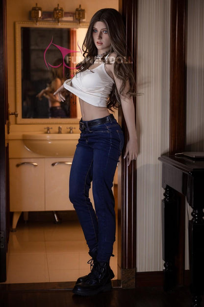 FunWest Doll 159cm (5ft2') A-Cup Real Doll Sex Doll with Tiny Breasts [EU Stock] - Jasmine
