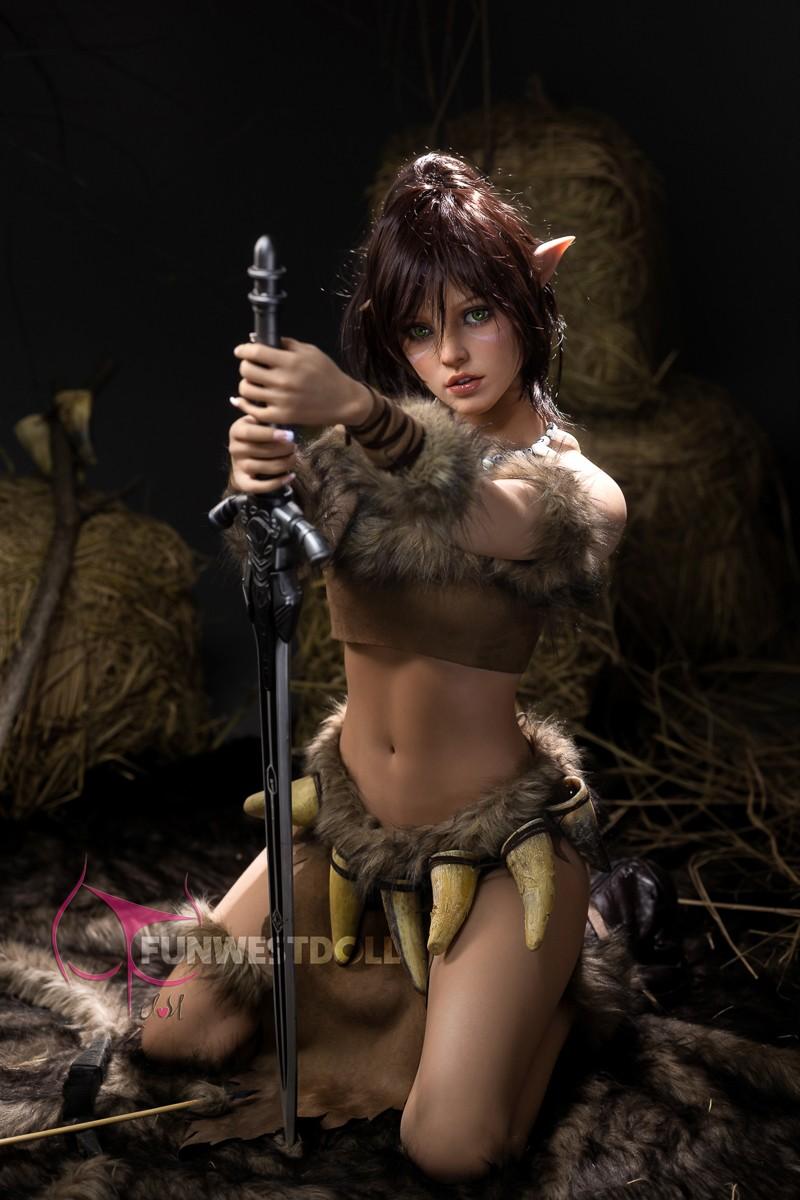 FunWest Doll 159cm (5ft2') A-Cup Realistic Elf Sex Doll - Kylie