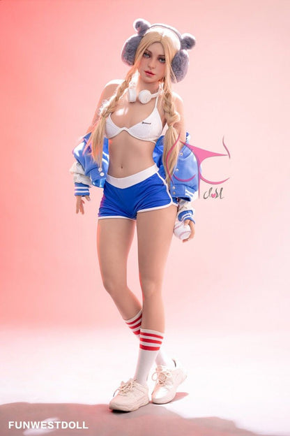 159cm (5ft2') A-Cup Small Tits Irish Blonde Tpe SexDoll - Eudora, FunWest Doll, , Sexy Real Sex Dolls
