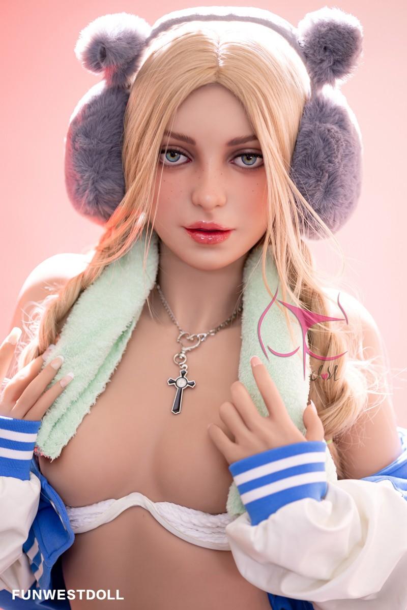 FunWest Doll 159cm (5ft2') A-Cup Small Tits Irish Blonde Tpe SexDoll - In Stock | US Only