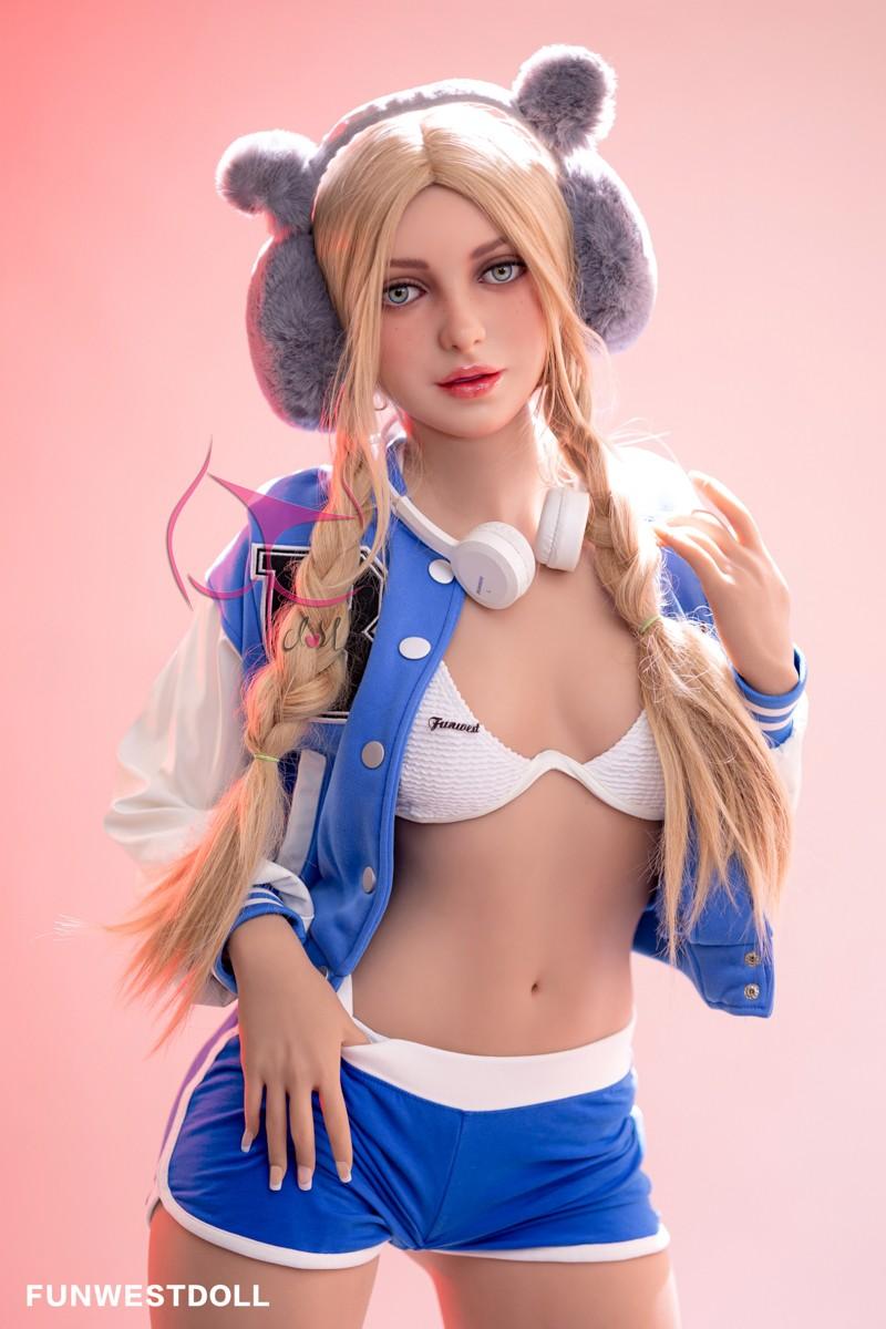 FunWest Doll 159cm (5ft2') A-Cup Small Tits Irish Blonde Tpe SexDoll - In Stock | US Only