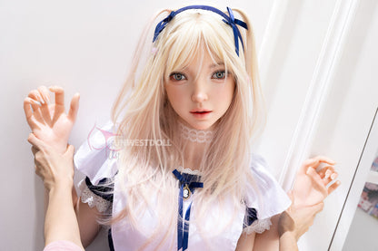 FunWest Doll 159cm (5ft2') A-Cup Tender Asian Fantasy Beauty Blonde Silicone Sex Doll