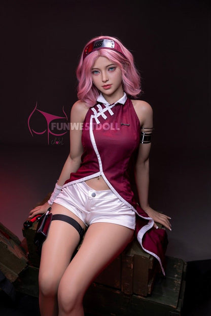 FunWest Doll 159cm (5ft2') A-Cup Wonderland Pink Hair Anime Sex Doll - Alice