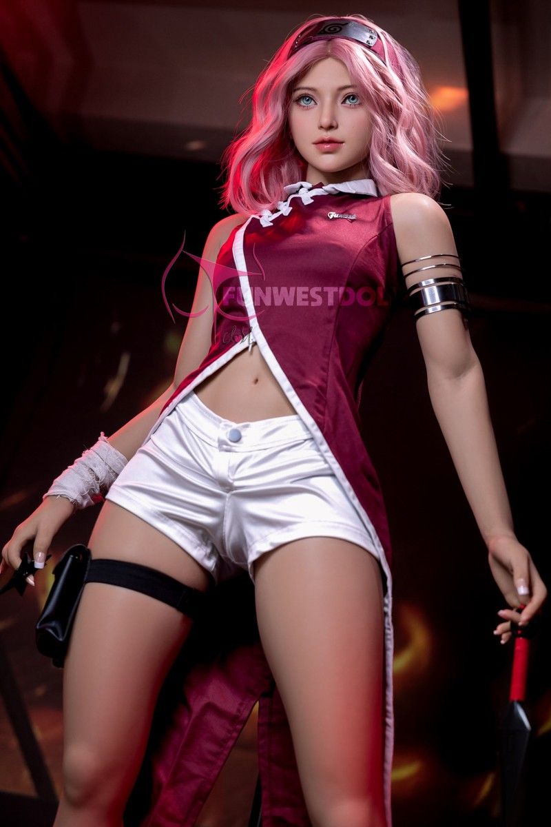FunWest Doll 159cm (5ft2') A-Cup Wonderland Pink Hair Anime Sex Doll - Alice