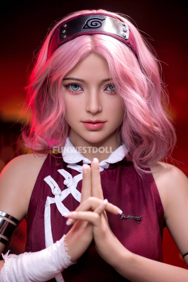 FunWest Doll 159cm (5ft2') A-Cup Wonderland Pink Hair Anime Sex Doll [EU Stock] - Alice