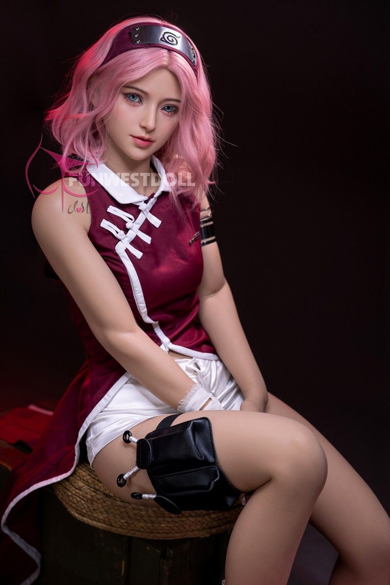 FunWest Doll 159cm (5ft2') A-Cup Wonderland Pink Hair Anime Sex Doll [EU Stock] - Alice