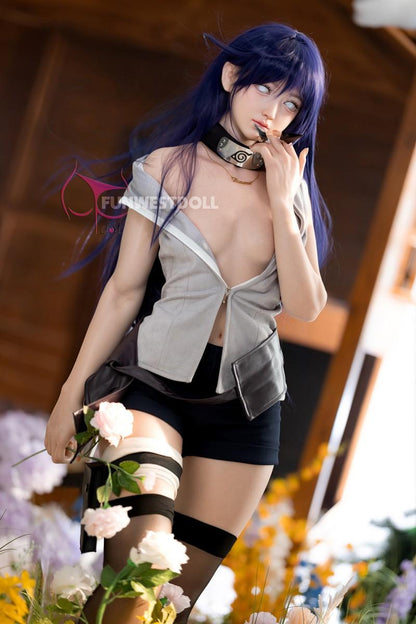 FunWest Doll 159cm (5ft2") Hinata Hyūga Silicone Sex Doll – Fantasy Cosplay - A-Cup - In Stock | EU Only