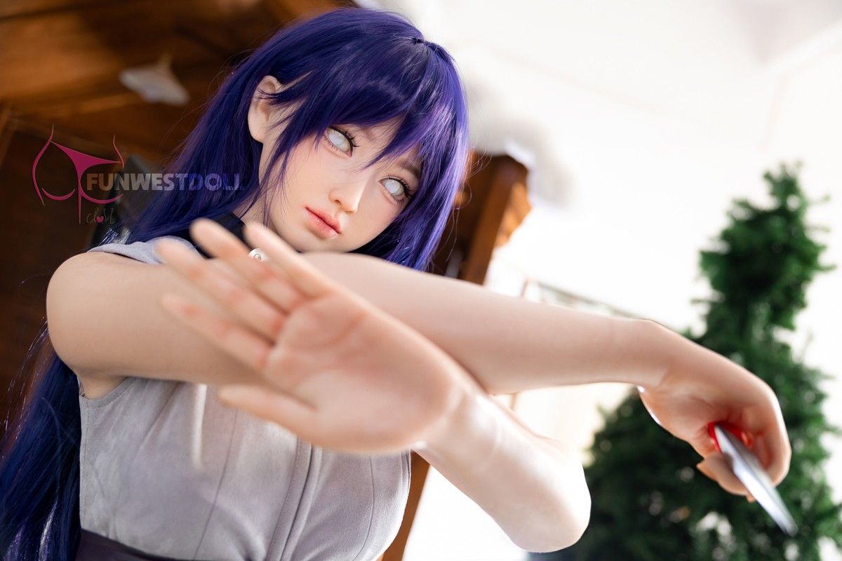 FunWest Doll 159cm (5ft2") Hinata Hyūga Silicone Sex Doll – Fantasy Cosplay - A-Cup - In Stock | US Only