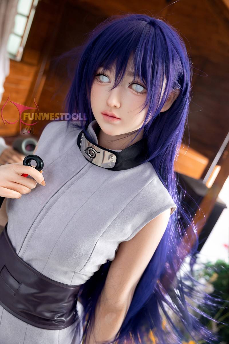 FunWest Doll 159cm (5ft2") Hinata Hyūga Silicone Sex Doll – Fantasy Cosplay - A-Cup - In Stock | US Only
