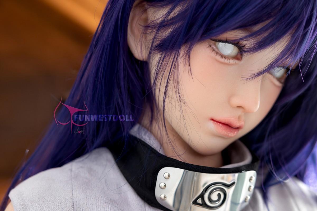 FunWest Doll 159cm (5ft2") Hinata Hyūga Silicone Sex Doll – Fantasy Cosplay - A-Cup - In Stock | US Only