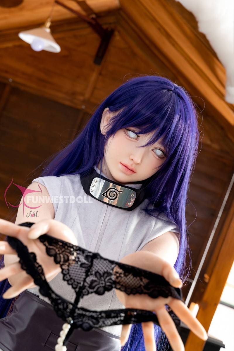 FunWest Doll 159cm (5ft2") Hinata Hyūga Silicone Sex Doll – Fantasy Cosplay - A-Cup - In Stock | US Only