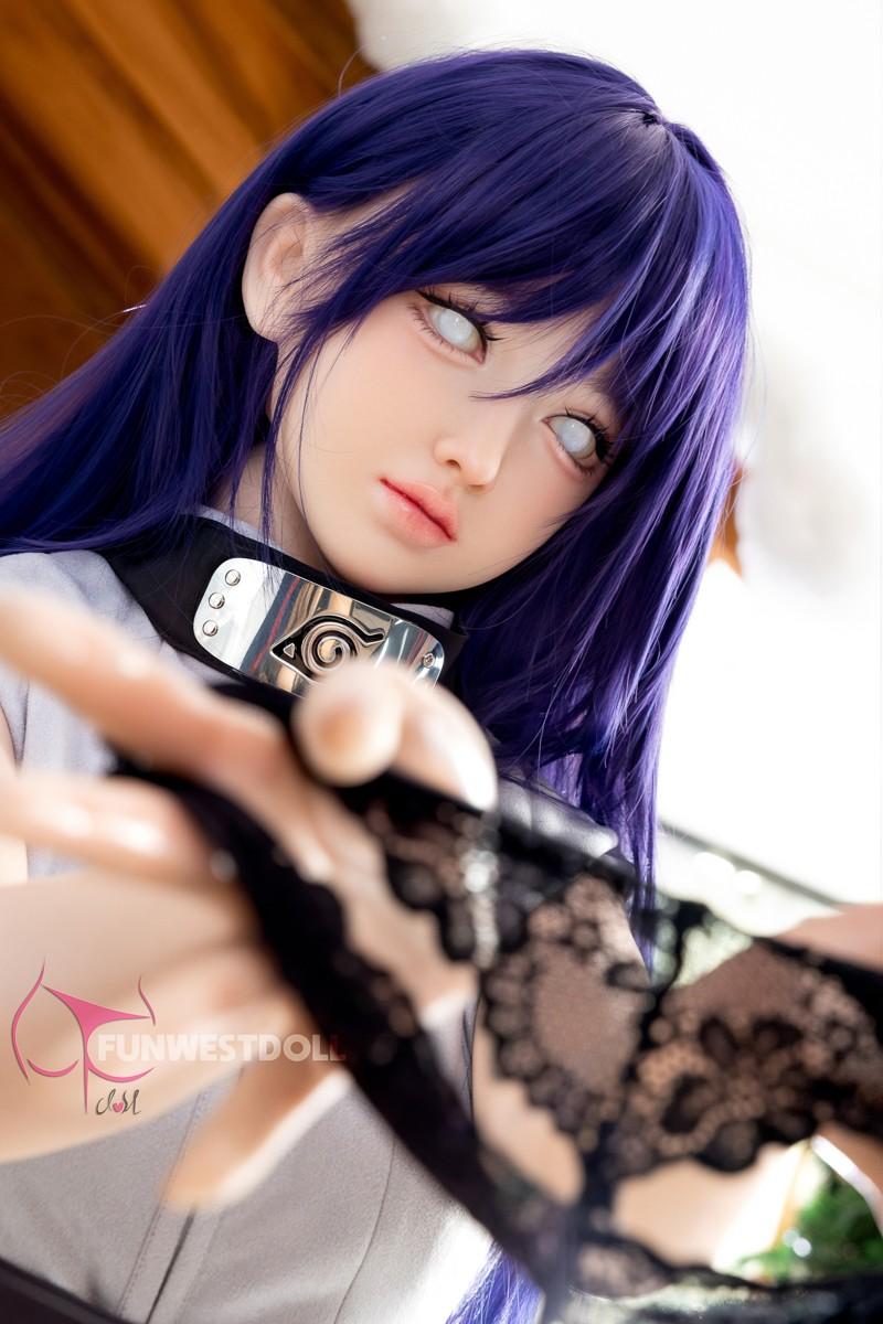FunWest Doll 159cm (5ft2") Hinata Hyūga Silicone Sex Doll – Fantasy Cosplay - A-Cup - In Stock | US Only