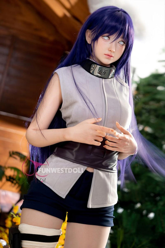 FunWest Doll 159cm (5ft2") Hinata Hyūga Silicone Sex Doll – Fantasy Cosplay - A-Cup - In Stock | US Only