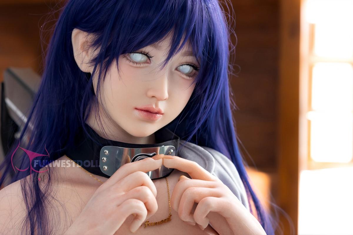 FunWest Doll 159cm (5ft2") Hinata Hyūga Silicone Sex Doll – Fantasy Cosplay - A-Cup - In Stock | US Only