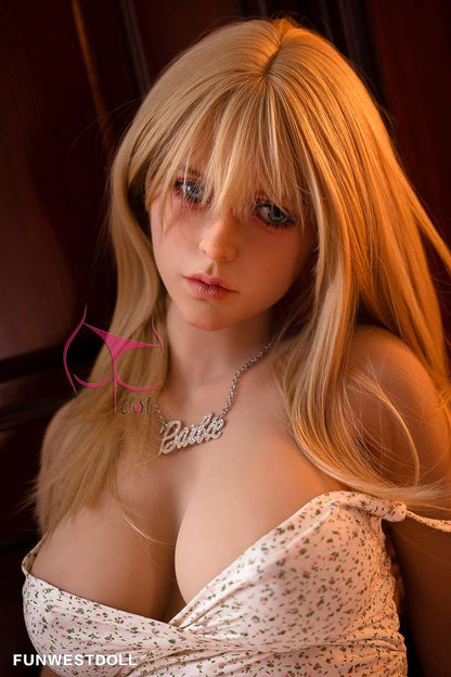 FunWest Doll 162cm (5ft4') F-Cup Barbie-Style Blonde TPE Sex Doll Fantasy - In Stock |  US Only