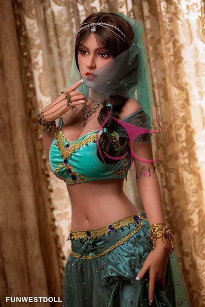FunWest Doll 162cm (5ft4') F-Cup BestRealDoll Indian Sharvari TPE Sex Doll - Wagh