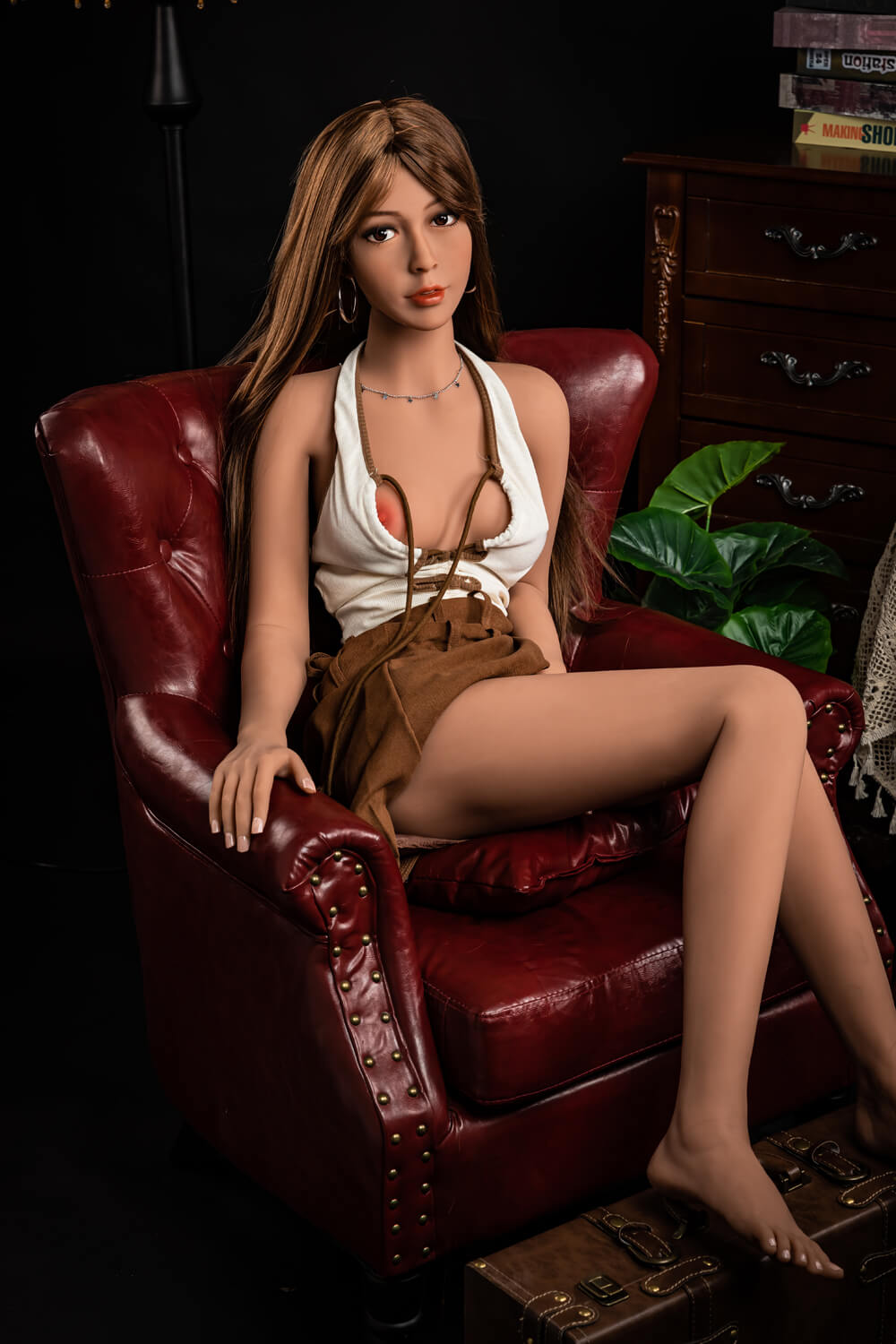 Galaxy Doll 157cm (5ft1") Skinny Brunette TPE Sex Love Doll - C-Cup