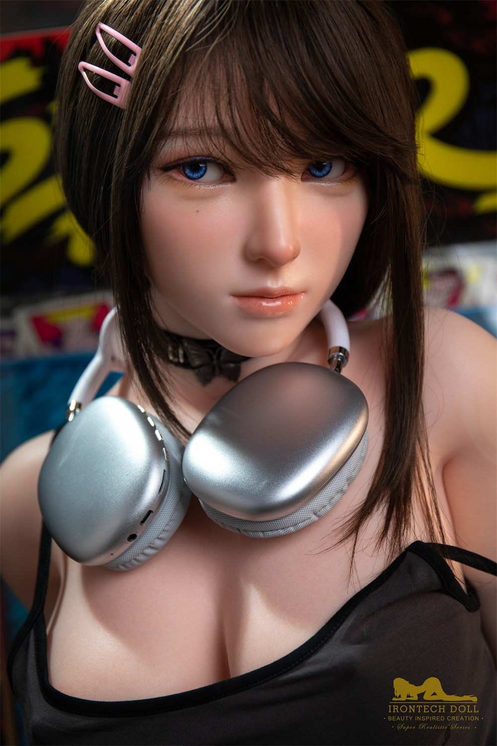 IronTech 148cm (4ft10') PLUS Silicone Mini Sexdoll - Barbie