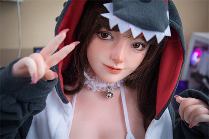 IronTech 148cm (4ft10') PLUS Silicone Tiny Sex Doll - Aona