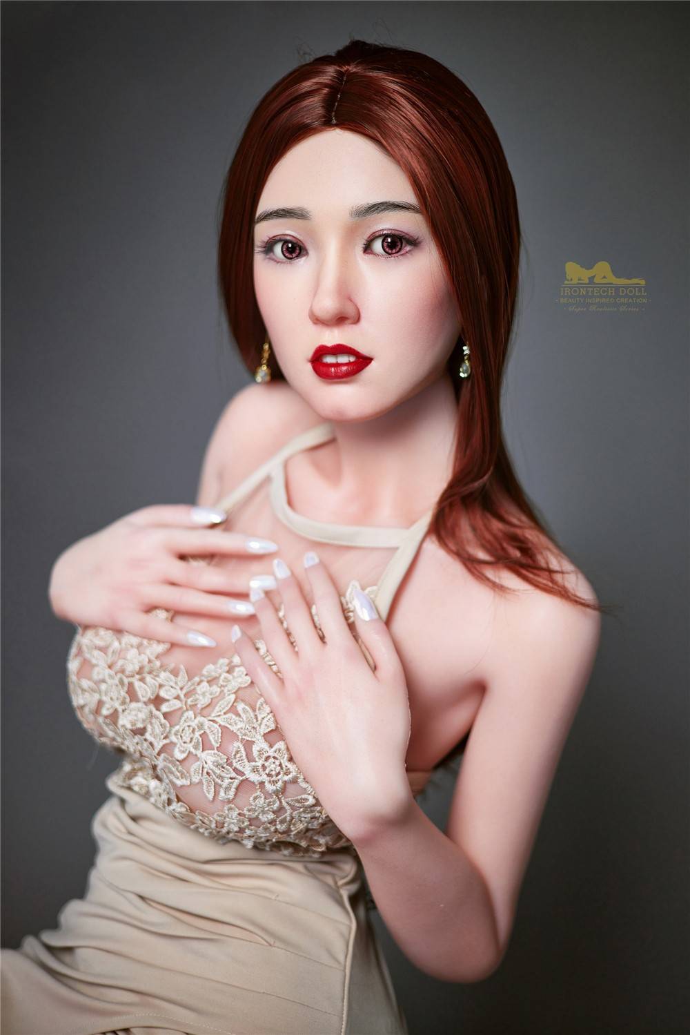 IronTech 153cm (5ft) Asian Beauty with Big Ass Silicone Sex Doll - Betty