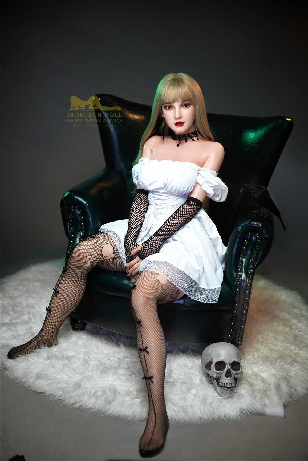 IronTech 153cm (5ft) Beautiful Love Doll Silicone Sex Doll - Cherry