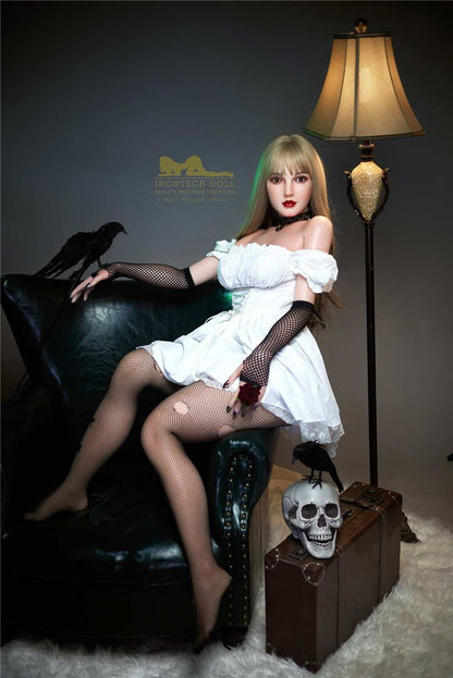 IronTech 153cm (5ft) Beautiful Love Doll Silicone Sex Doll - Cherry