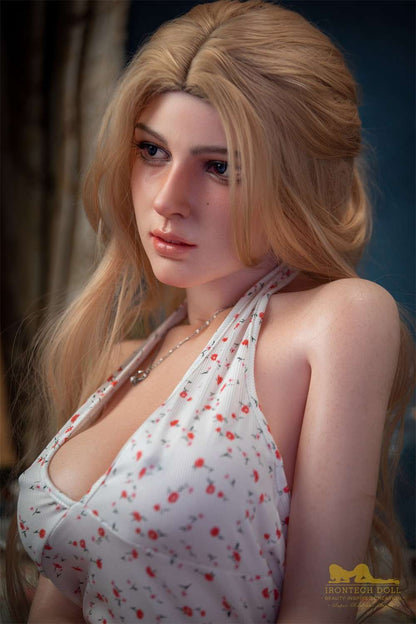 IronTech 153cm (5ft) Lifelike Blonde Silicone Sex Doll - Fenny