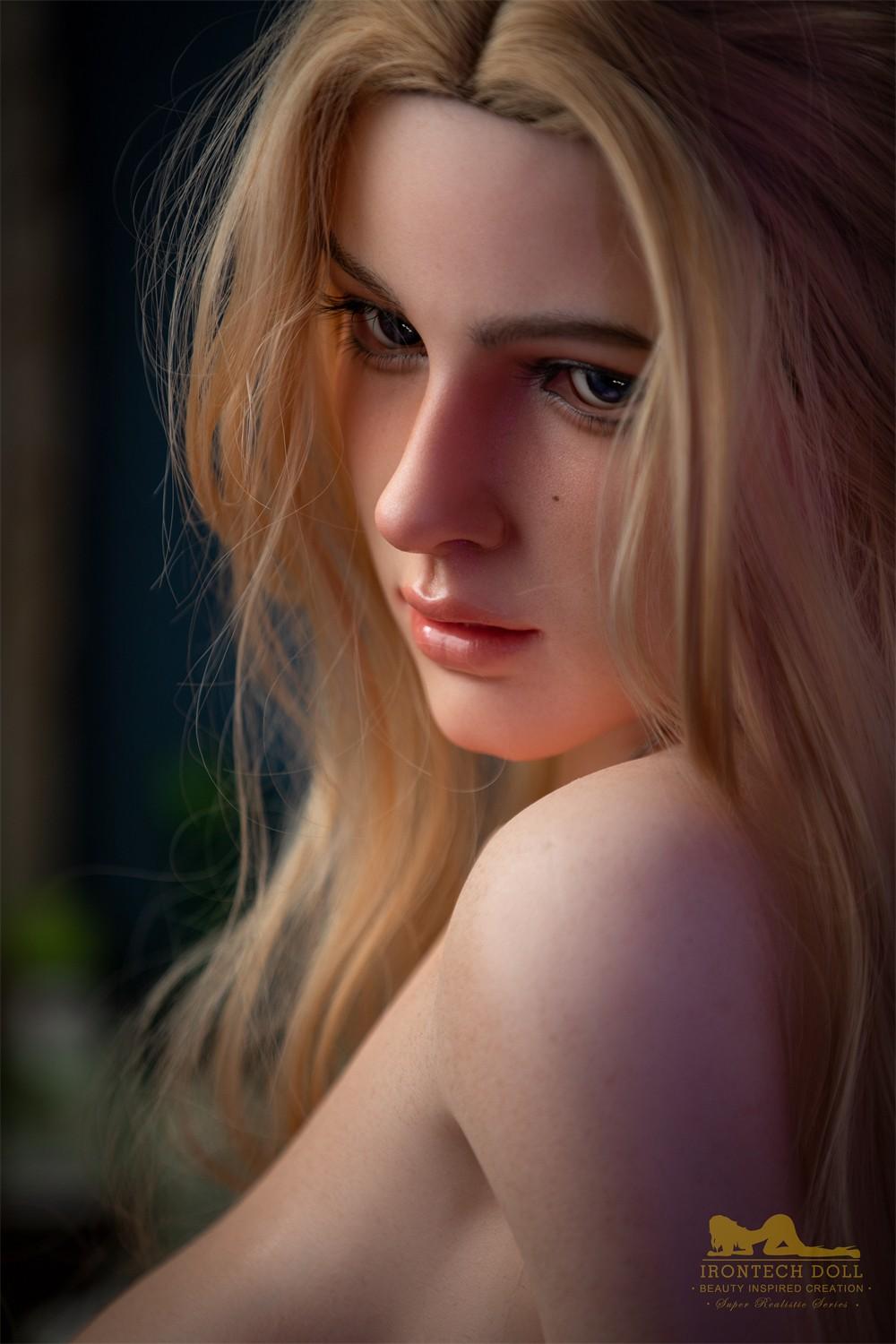 IronTech 153cm (5ft) Lifelike Blonde Silicone Sex Doll - Fenny