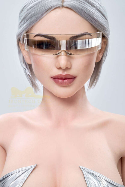IronTech 159cm (5ft2') Platinum Blonde Real Silicone Sex Doll- Celine