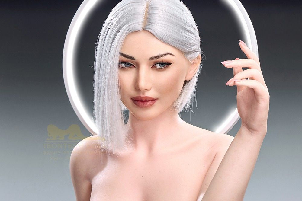 IronTech 159cm (5ft2') Platinum Blonde Real Silicone Sex Doll- Celine