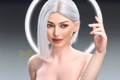 IronTech 159cm (5ft2') Platinum Blonde Real Silicone Sex Doll- Celine