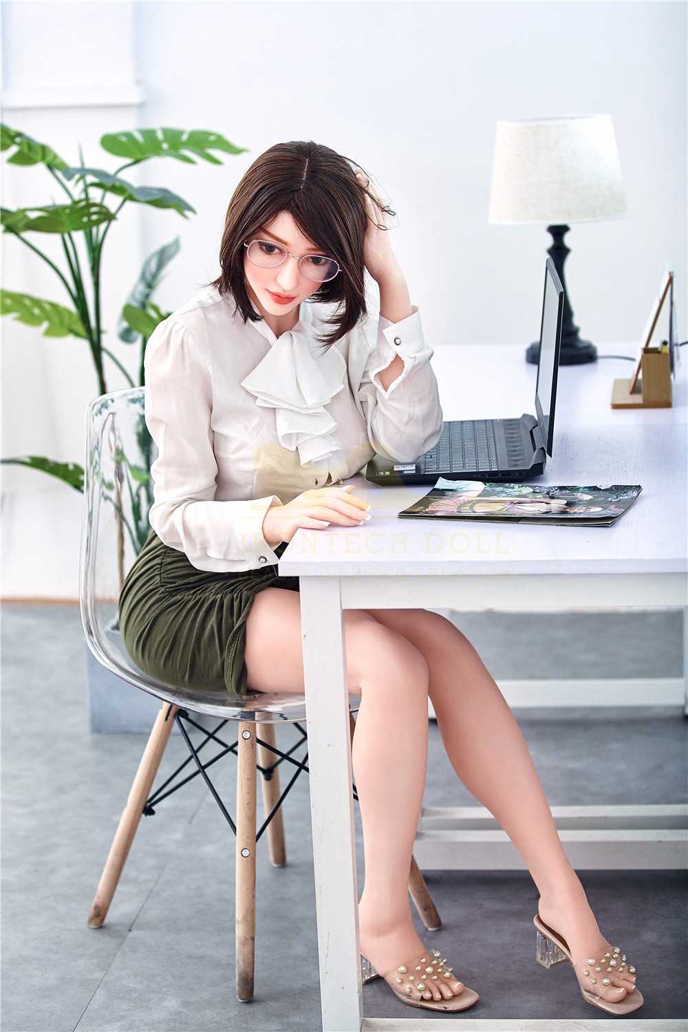 IronTech 159cm (5ft2') Sexytary Workaholic Asian Love Doll - Mariko