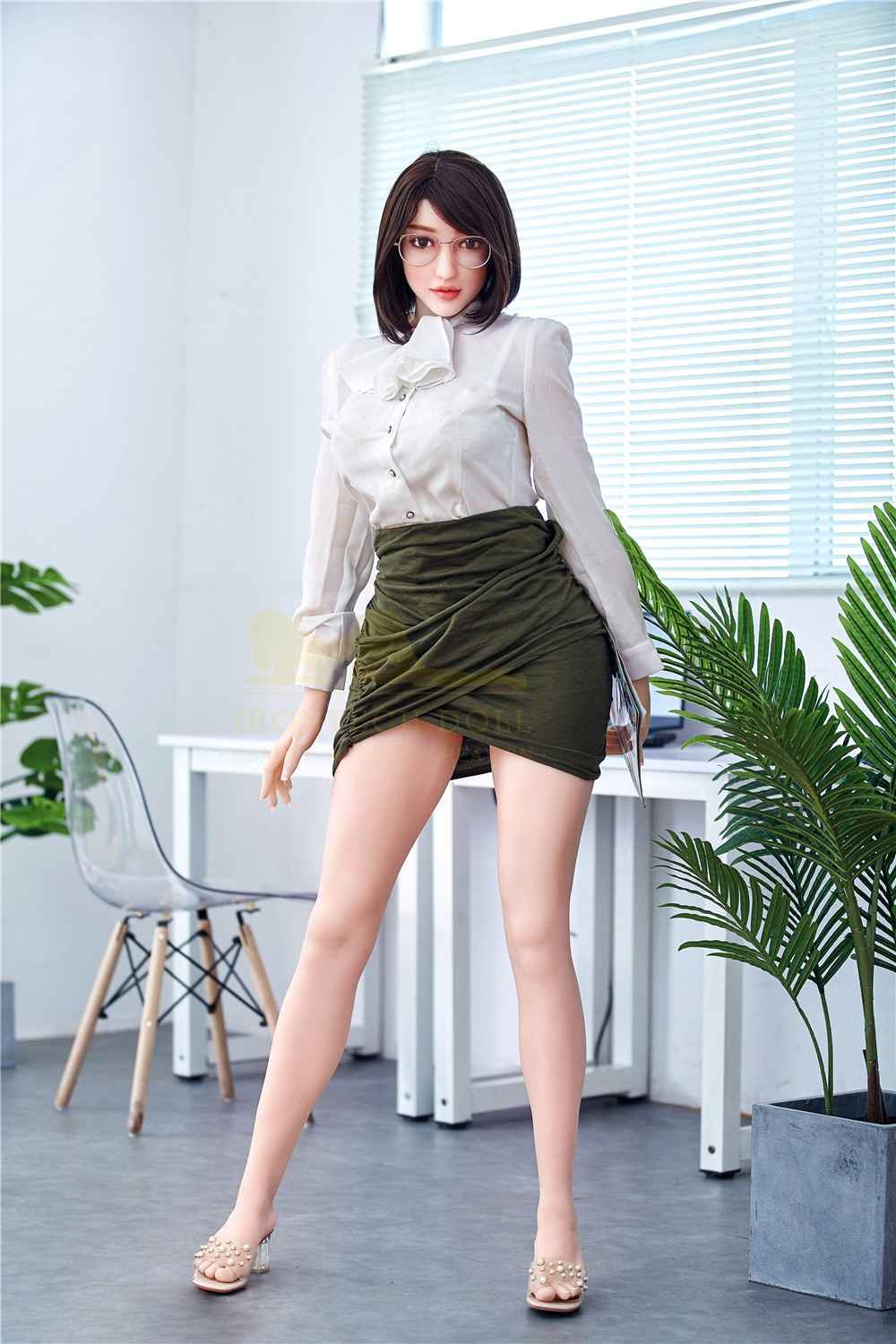 IronTech 159cm (5ft2') Sexytary Workaholic Asian Love Doll - Mariko