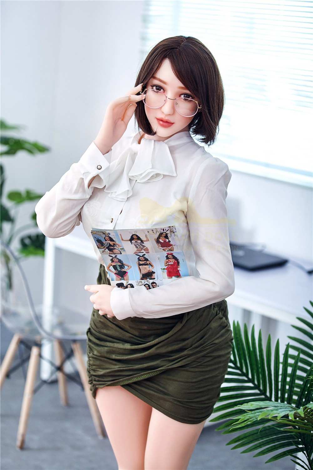IronTech 159cm (5ft2') Sexytary Workaholic Asian Love Doll - Mariko