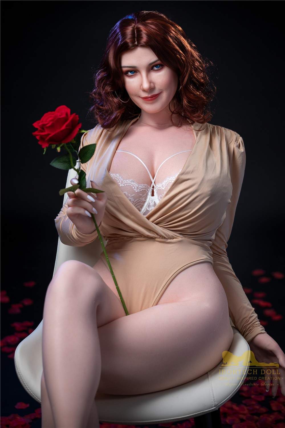 IronTech 160cm (5ft2') Busty Seductress Luxury Sex Doll - Carmel