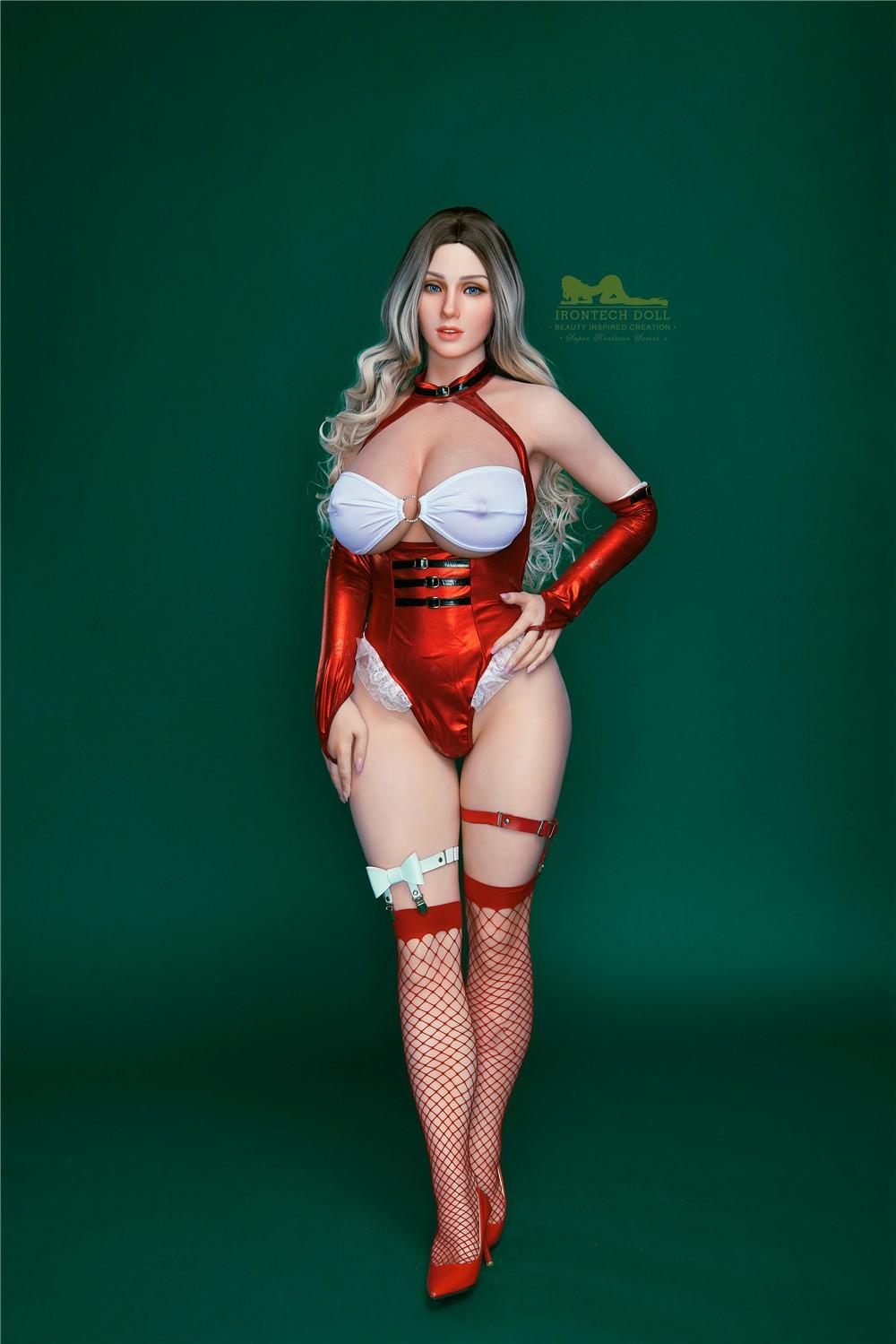 IronTech 160cm (5ft2") Holiday Sex Doll Busty Blonde - Cinderella