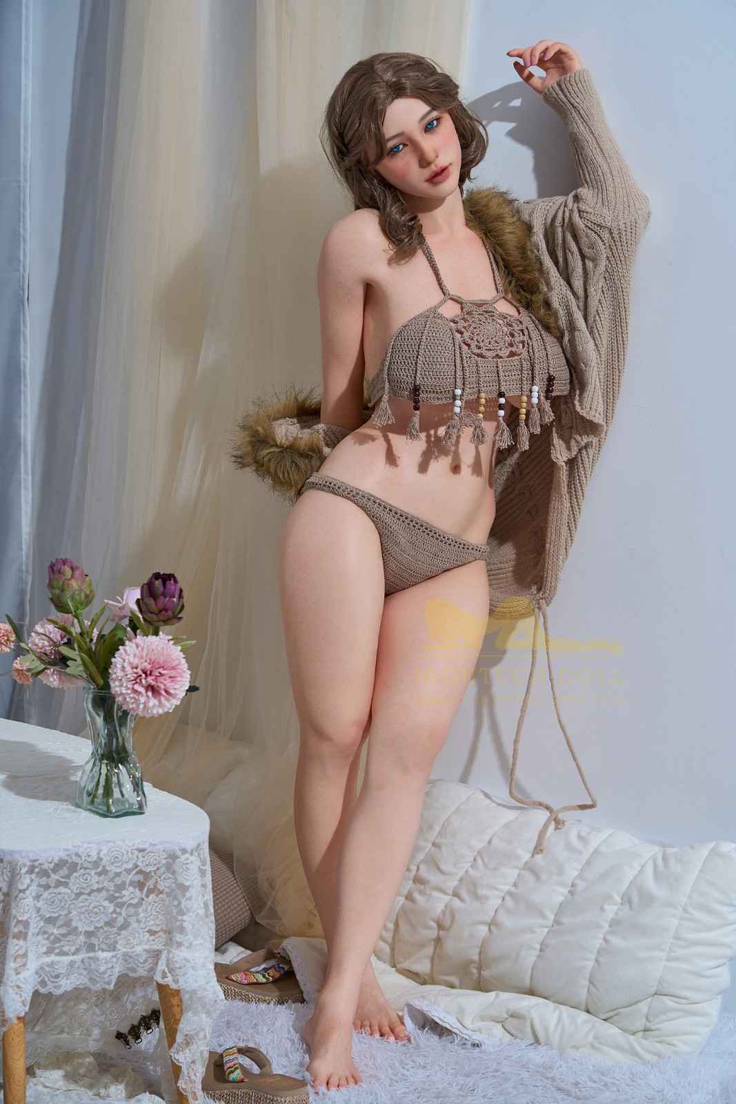 IronTech 160cm (5ft2") Natural Optimized Series - Busty Blonde Sex Doll 160cm S42 Glow - Lexi