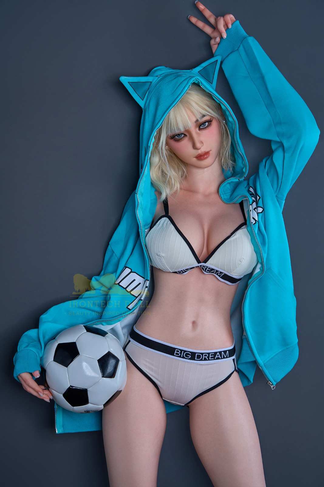 IronTech 161cm (5ft2') Blonde Anime-Style Life Size Sex Doll - Miku