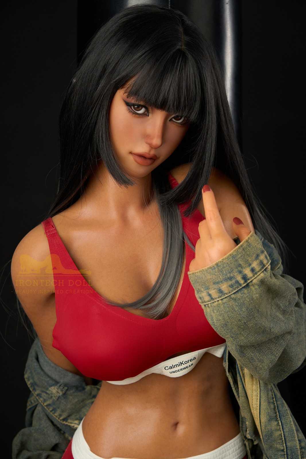 IronTech 161cm (5ft2') Gym Babe Silicone Sex Doll - Miku