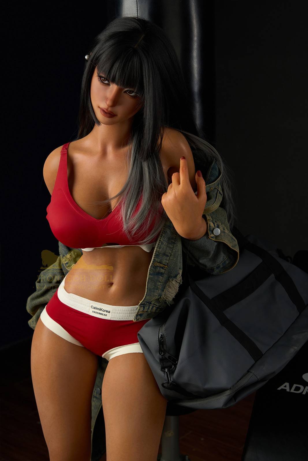 IronTech 161cm (5ft2') Gym Babe Silicone Sex Doll - Miku