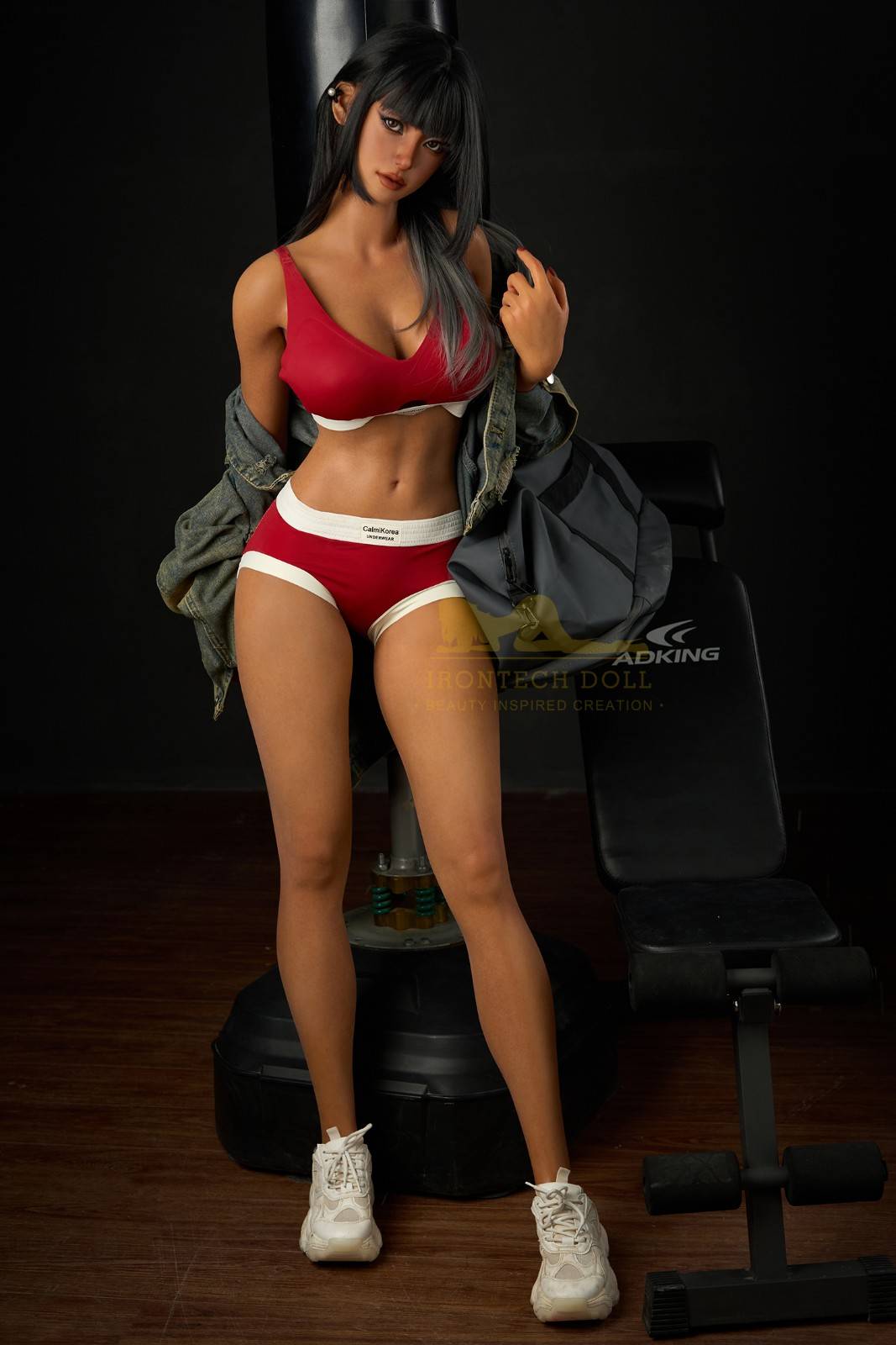 IronTech 161cm (5ft2') Gym Babe Silicone Sex Doll - Miku