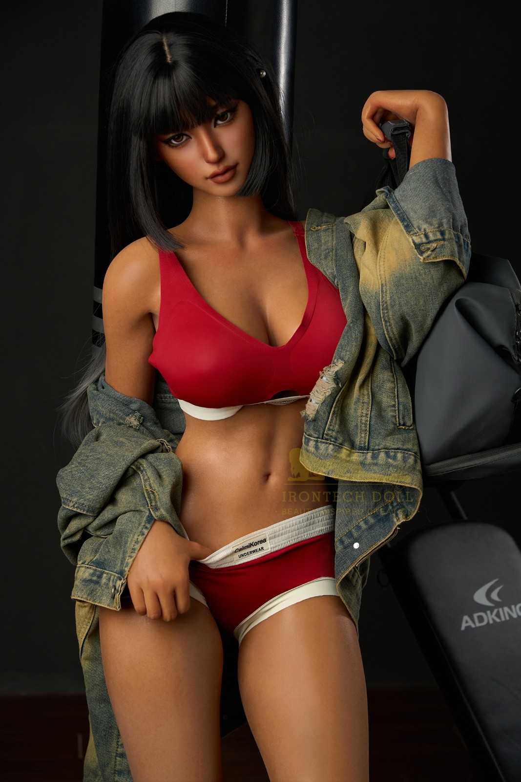 IronTech 161cm (5ft2') Gym Babe Silicone Sex Doll - Miku