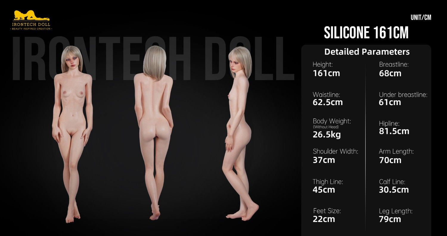IronTech 161cm (5ft2") Minus B1 Body Silicone Sex Doll by IronTech