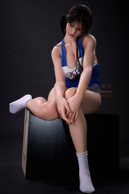 IronTech 161cm (5ft2") Sensual Gymnast Oriental Series Silicone Sex Doll - E-Cup - Evie